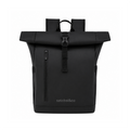 Satchel & Co - Roll Top Backpack - Black - 20L