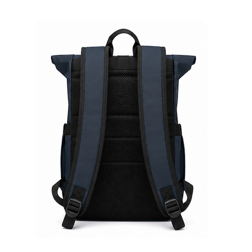 Satchel & Co - Roll Top Backpack - Blue - 20L