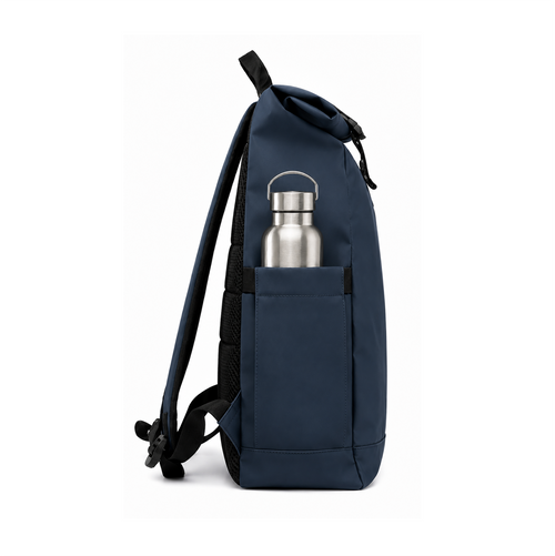 Satchel & Co - Roll Top Backpack - Blue - 20L
