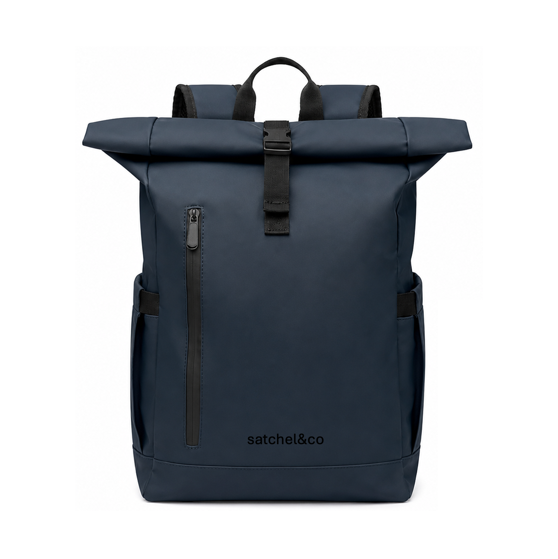 Satchel & Co - Roll Top Backpack - Blue - 20L