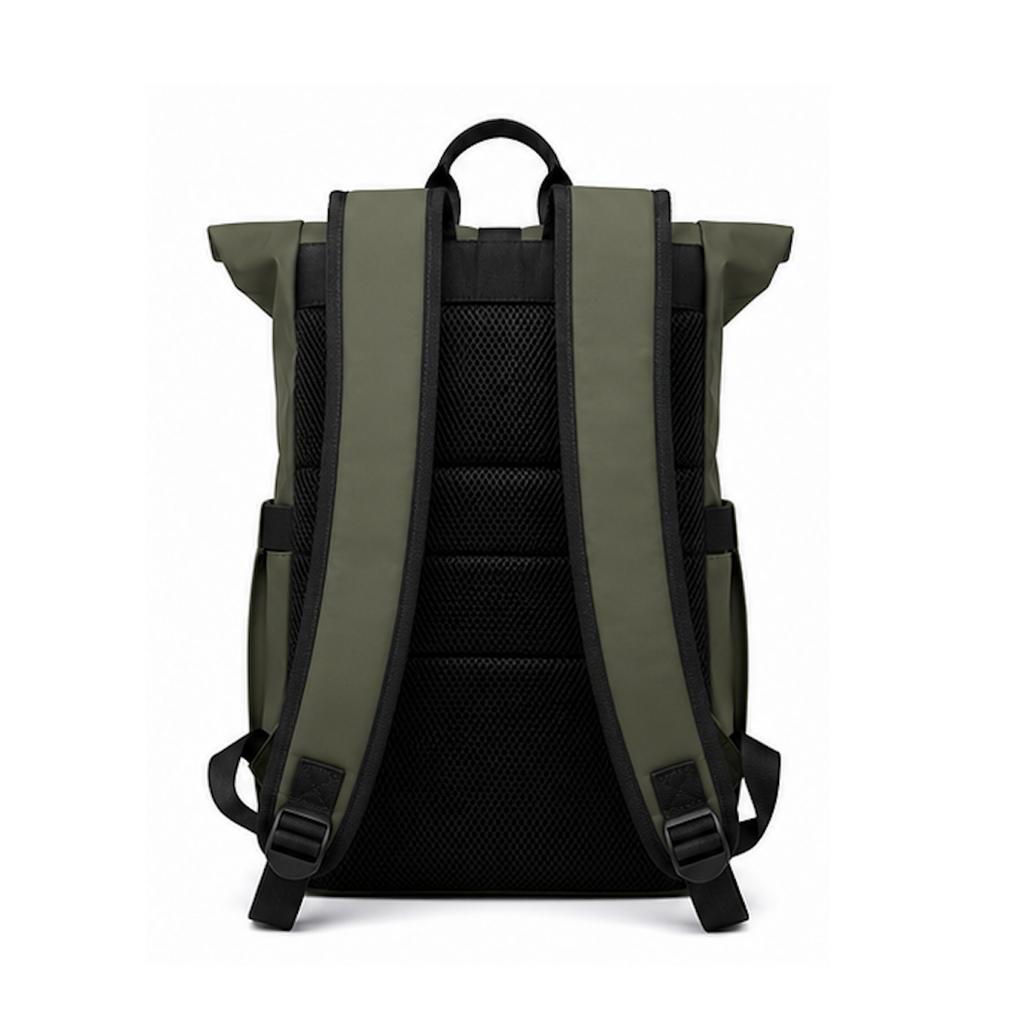 Satchel & Co - Roll Top Backpack - Urban Green - 20L
