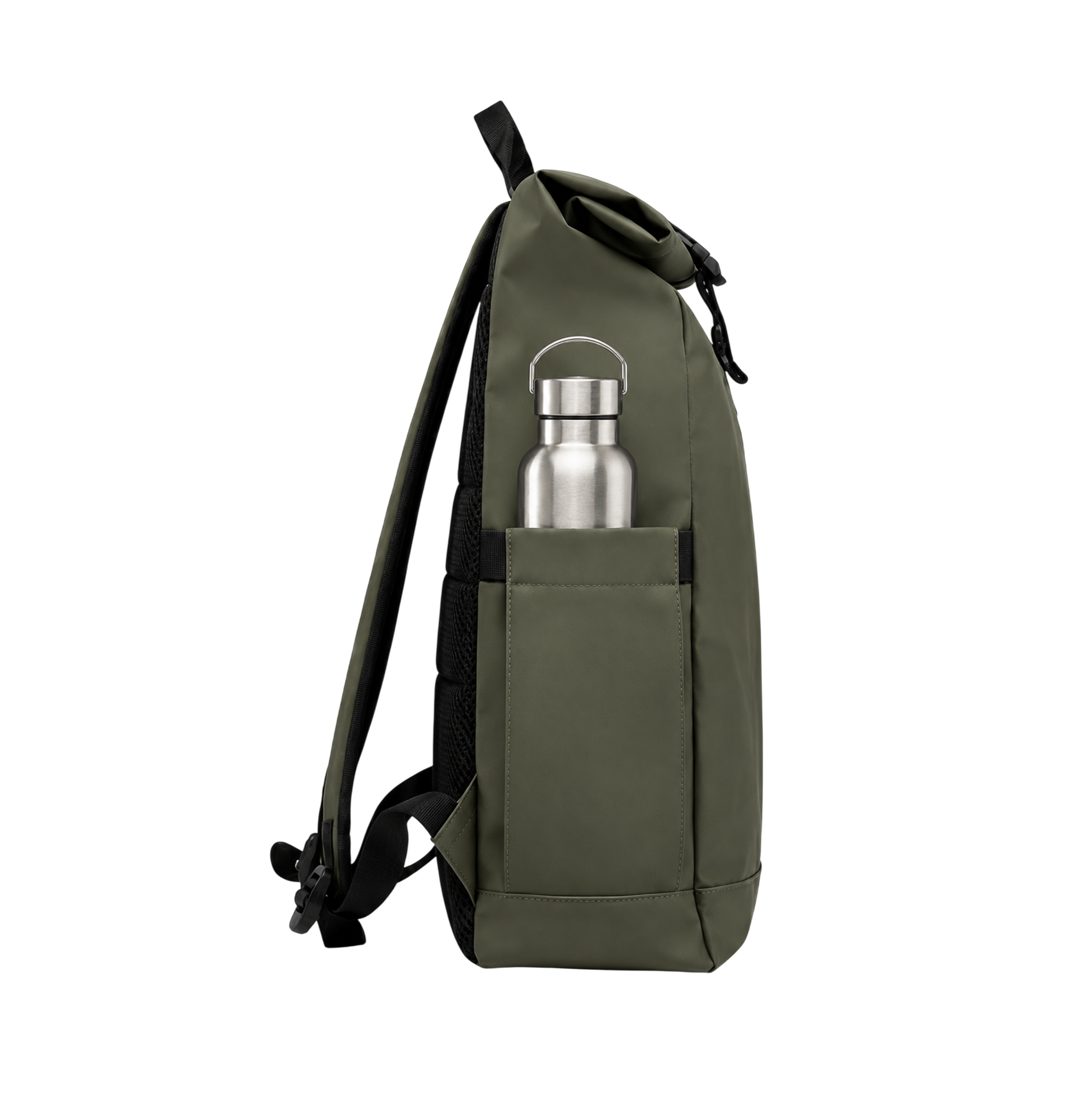 Satchel & Co - Roll Top Backpack - Urban Green - 20L