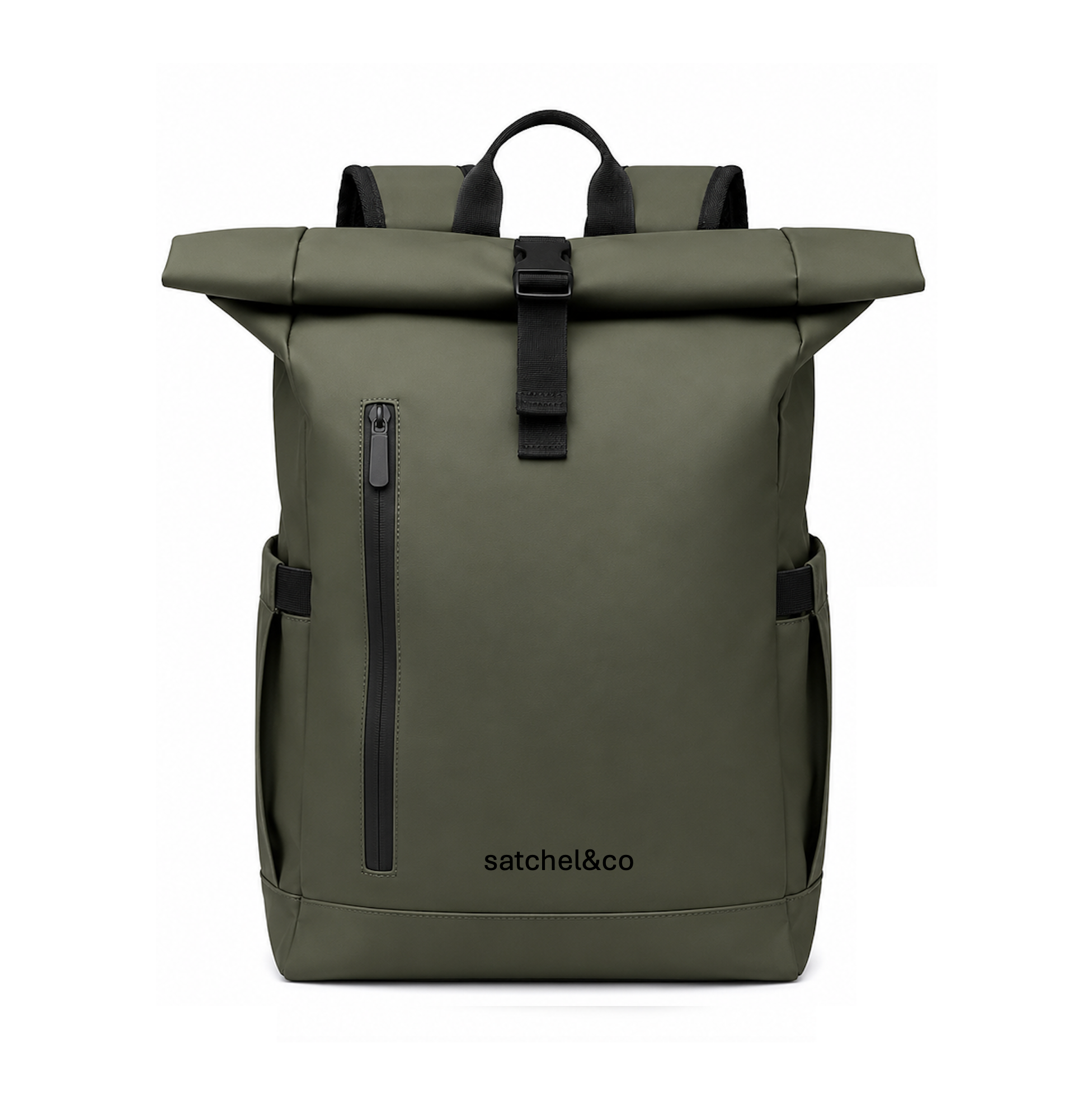 Satchel & Co - Roll Top Backpack - Urban Green - 20L